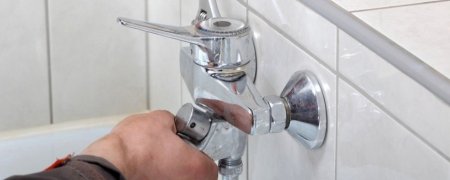 Установка смесителя для душа